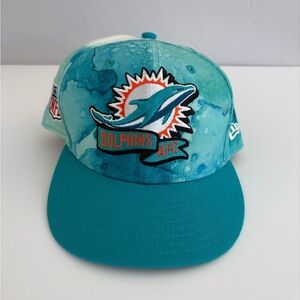 New Era Dolphins AFC Teal Cap